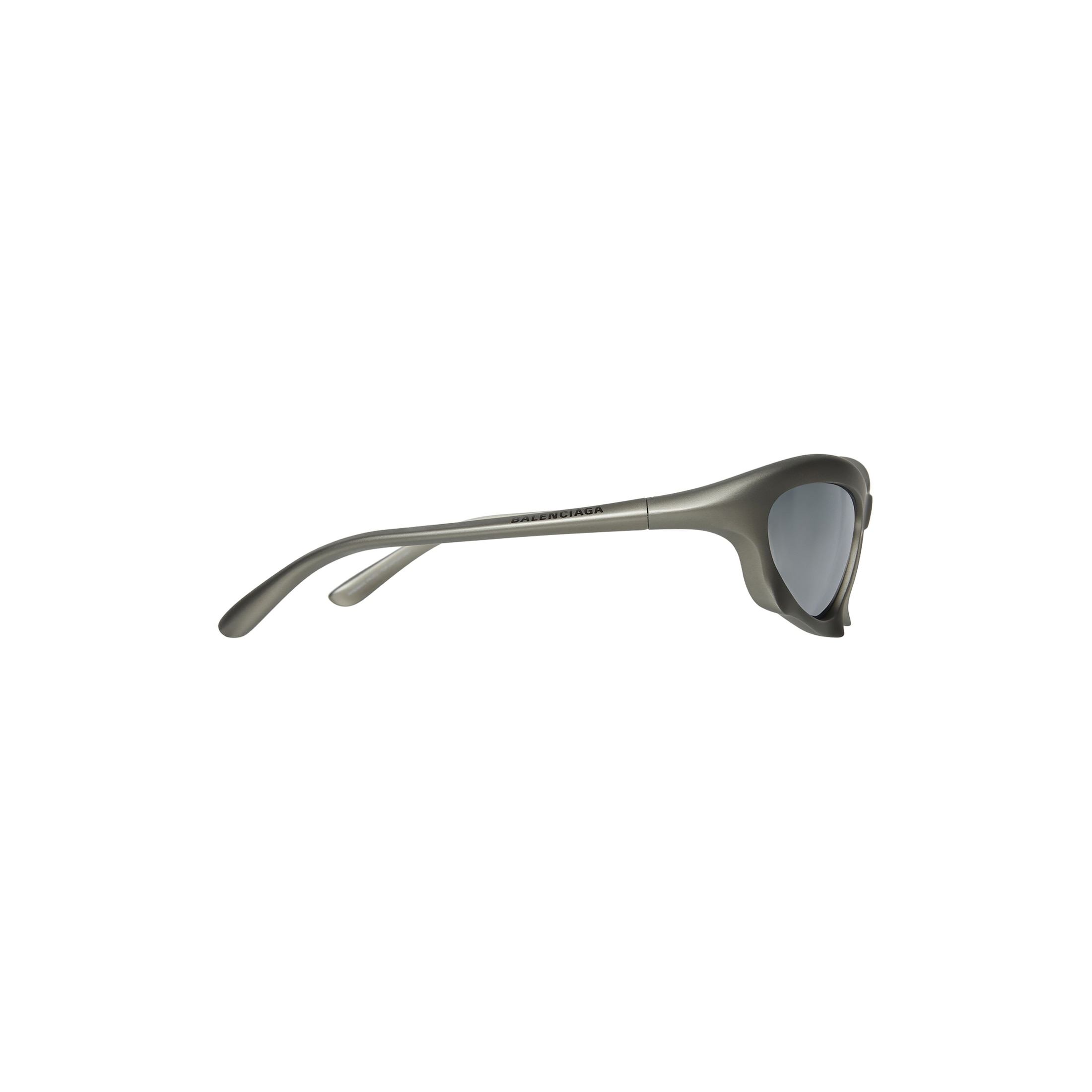 Bat Rectangle Sunglasses in Silver - Image 6